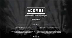 Desktop Screenshot of edomus.de